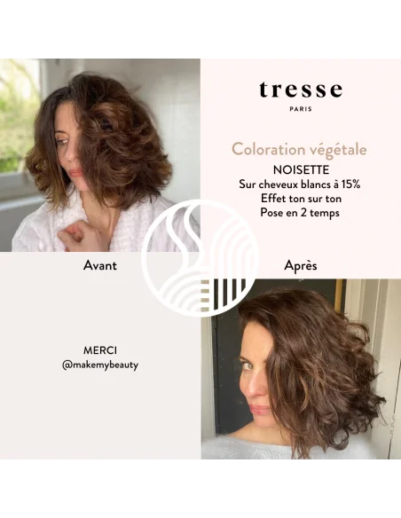 Tresse Paris | Hazelnut Plant-Based Hair Dye 100% Organic