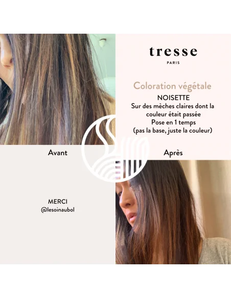 Pflanzliche Coloration Haselnuss — Färberpflanzen COSMOS Organic — Tresse Paris