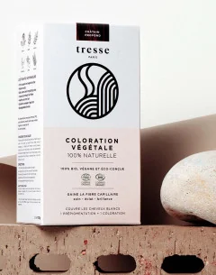 Tresse Paris | Pflanzenhaarfarbe Tiefes Kastanienbraun, 100% Bio 2