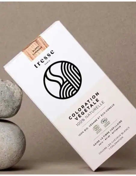 Colorazione vegetale Blond lumineux — packaging boîte — Tresse Paris