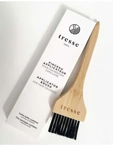 Pennello applicatore colorazione naturale — utilizzo — Tresse Paris