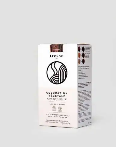 Pflanzliche Coloration Haselnuss — Verpackung Box — Tresse Paris