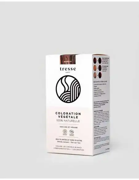 Pflanzliche Coloration Haselnuss — Verpackung Box — Tresse Paris