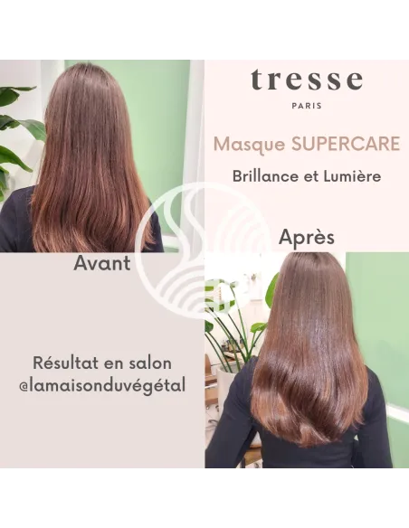 Maschera Vegetale SUPERCARE — packaging scatola — Tresse Paris