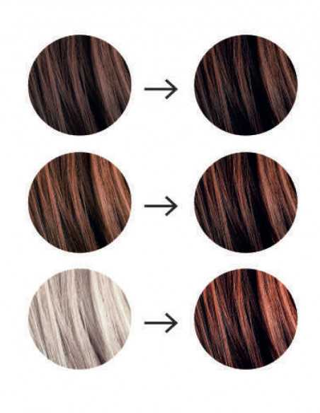 Tresse Paris Coloration végétale Chatain profond