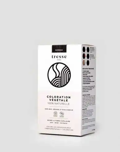 Pflanzliche Coloration Espresso — Verpackung Box — Tresse Paris