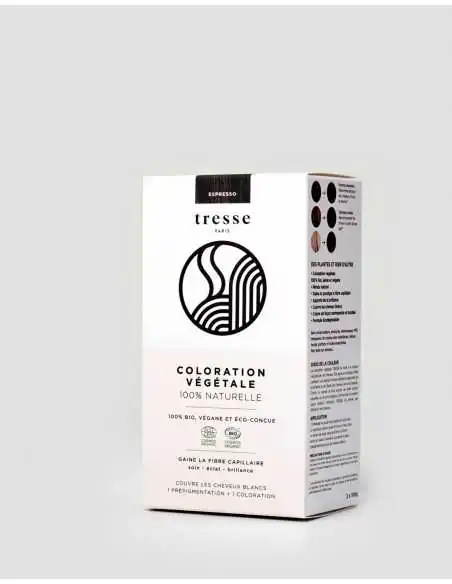 Pflanzliche Coloration Espresso — Verpackung Box — Tresse Paris