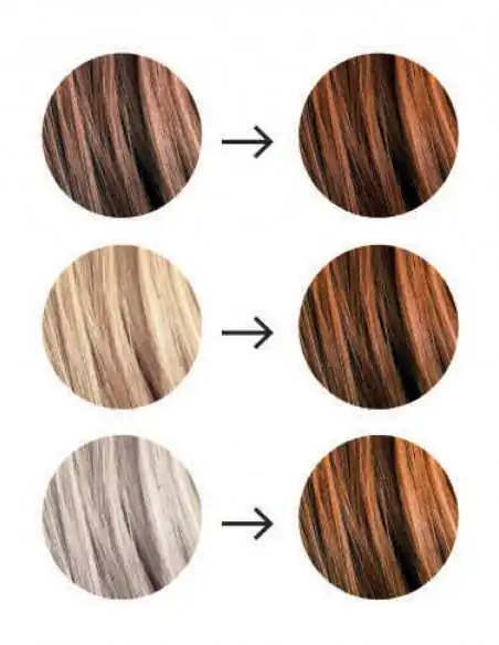 Colorazione vegetale Cuivré naturel — résultat application méthode 2 temps — Tresse Paris