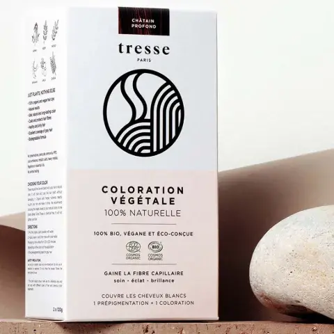 Pflanzliche Haarfarbe Tiefes Kastanienbraun — Pack